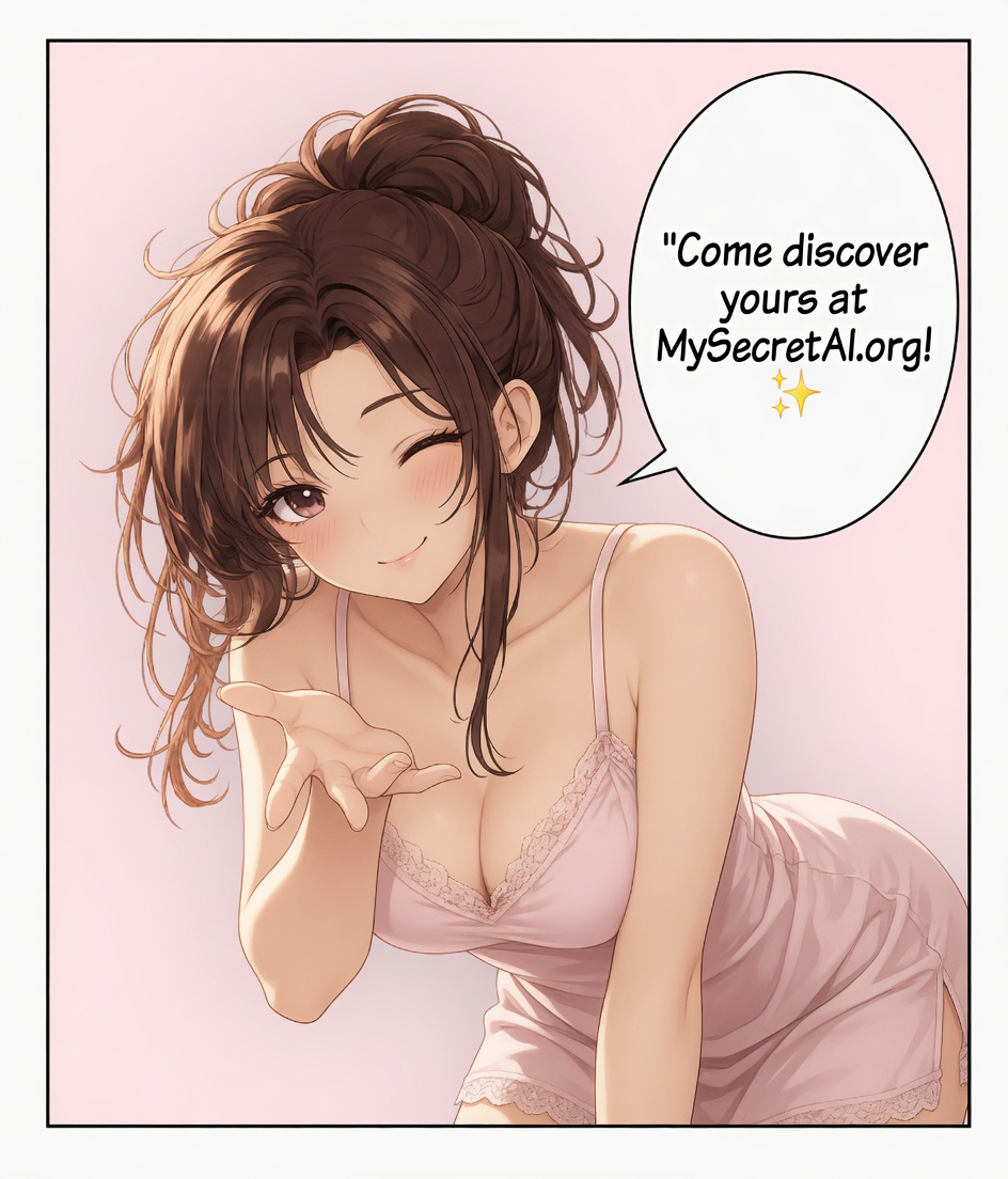 Aria comic panel — 'Come discover yours at MySecretAI.org'